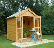 wooden summerhouse